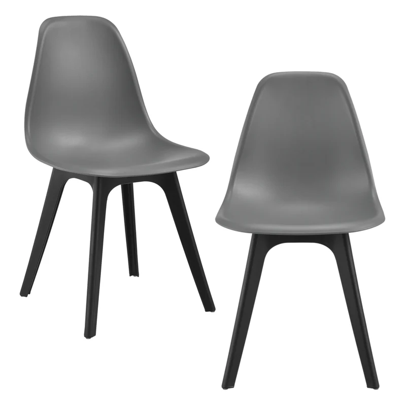 2er-Set Stuhl Brevik 83x54x48 cm in versch. Farben en.casa