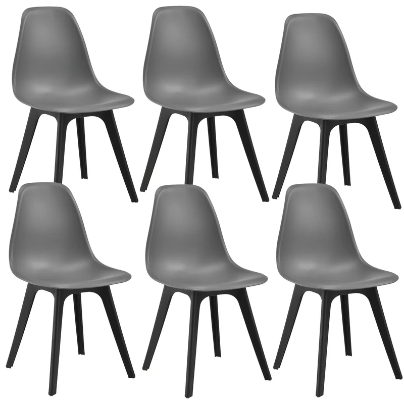 6er-Set Esszimmerstuhl Brevik 83x54x48 cm in versch. Farben en.casa