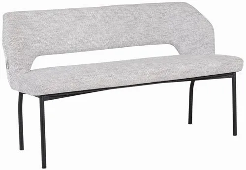 Esszimmerbank Bloom Hellgrau 150cm