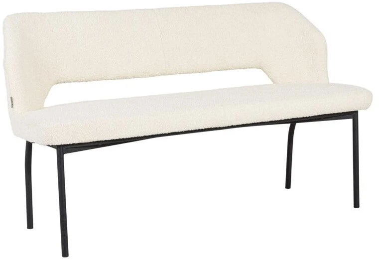 Esszimmerbank Bloom Bouclé Natur 150cm