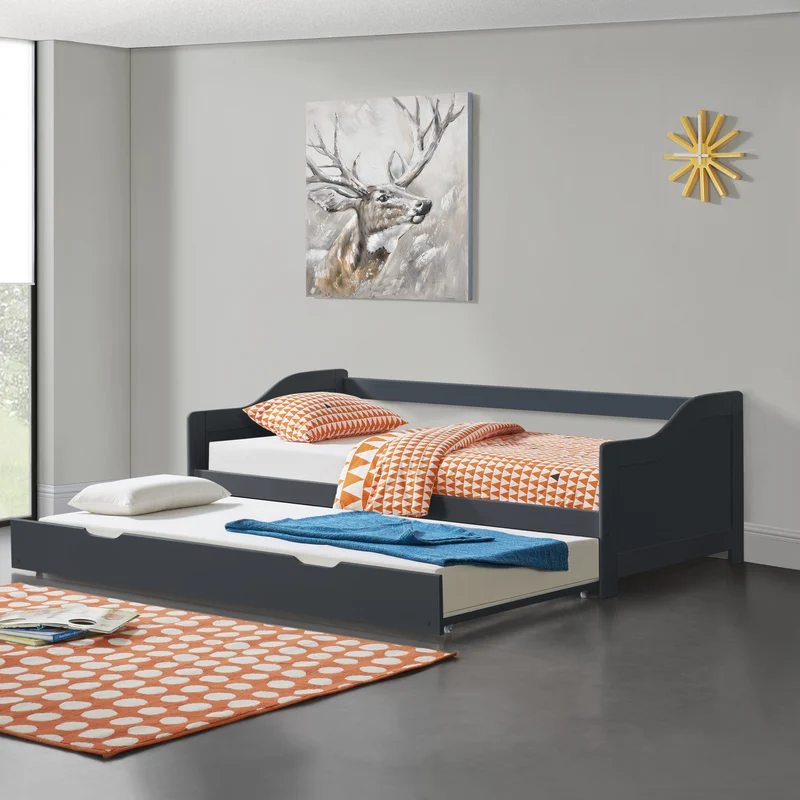 Tandembett 90x200 cm mit Lattenrost [en.casa]