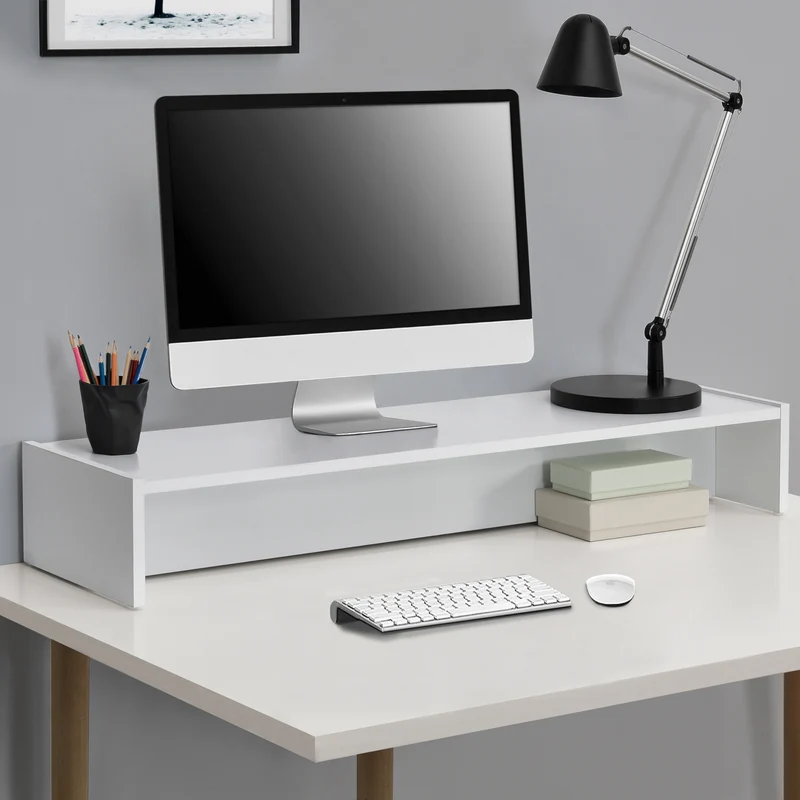 Monitorregal Flenserg 100x27x15 cm in versch. Farben en.casa