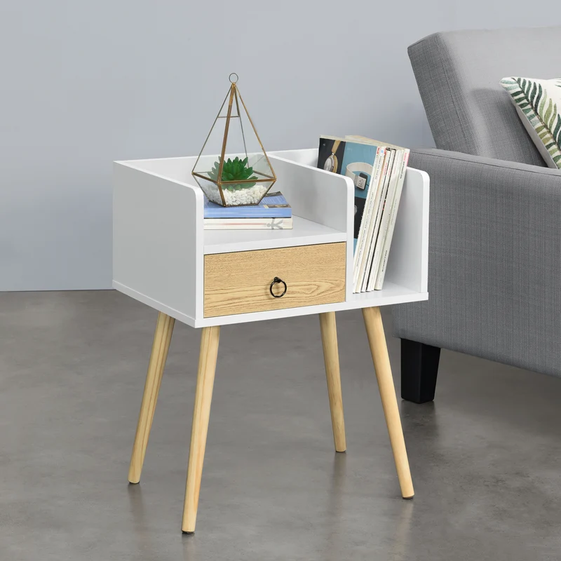 Beistelltisch Gibbston 64x50x36 cm in versch. Farben en.casa