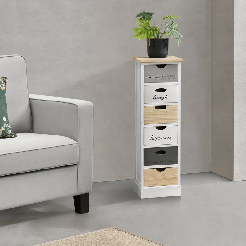 Bücherregal Borrby 192x80x24 cm in versch. Farben en.casa