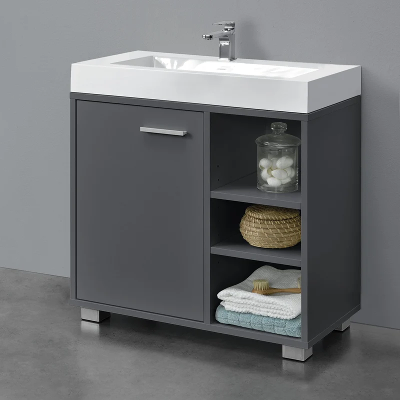 Waschbeckenunterschrank 56x60x31 cm in versch. Farben en.casa