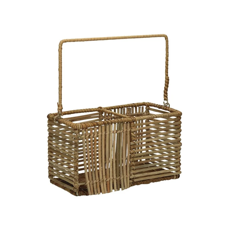 Besteckkorb Rattan Natur