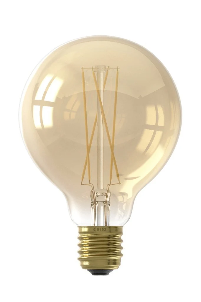 LED Filament Globe 6W 430Lmn 2100K Dimbar