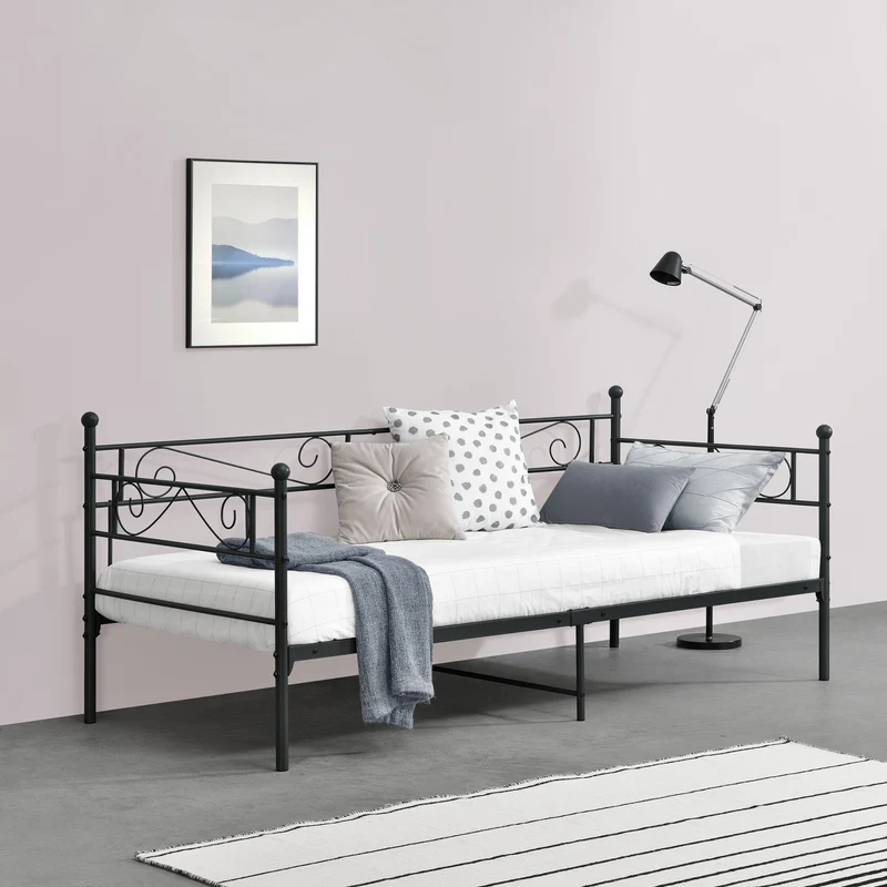 Metallbett Kerava 90x200 cm in versch. Farben en.casa