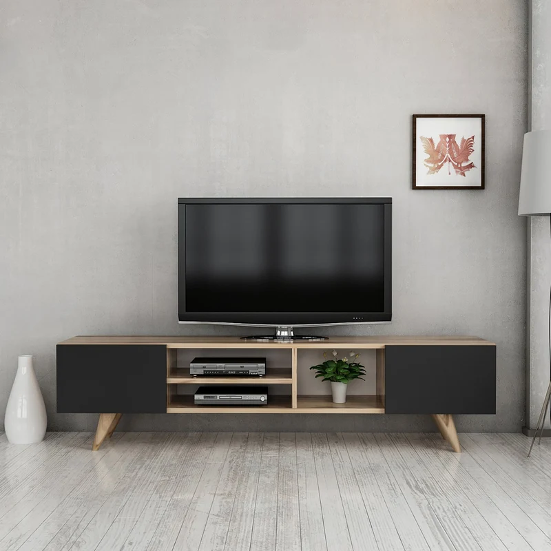 Fernsehtisch Assens 40 x 160 x 31 cm in versch. Farben [en.casa]