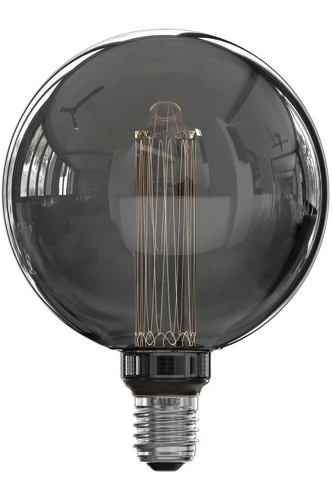 Calex LED Glasfiber Globe E27 Titanium