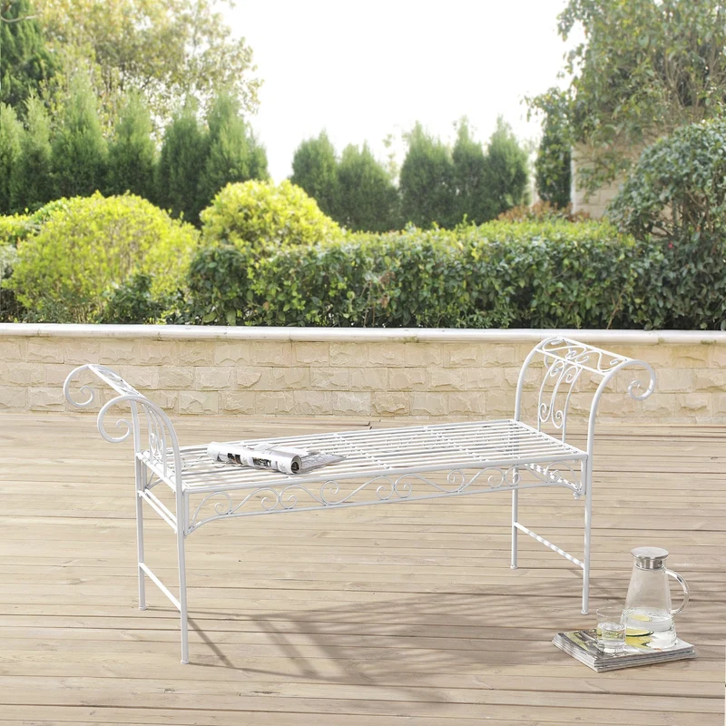 Gartenbank Cossila 70x147x46 cm versch. Farben en.casa