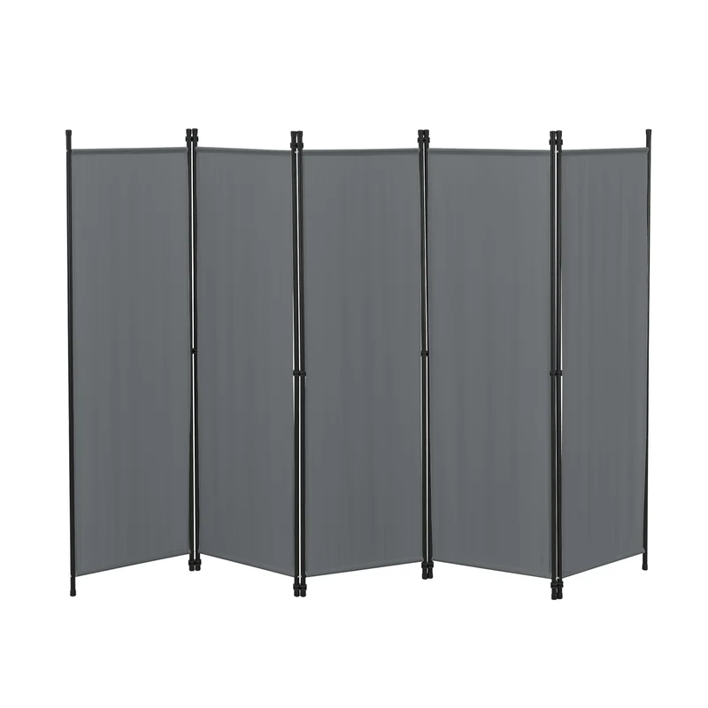 Raumteiler Huesca 5-teilig 250x171 cm versch Farben en.casa