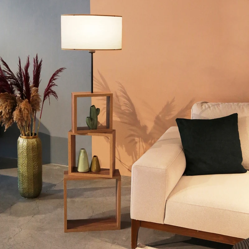 Stehlampe Mansfield mit Ablagefächern [lux.pro]