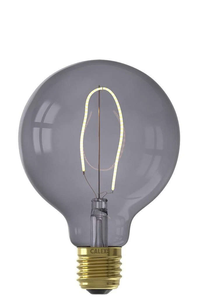 LED Nora E27 G95 Grau 130 Lm