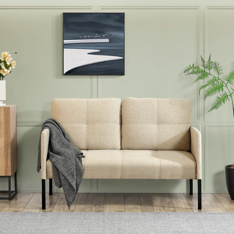 Sofa Reichling 2-Sitzer in verschiedenen Farben [en.casa]