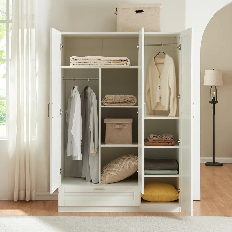 Kleiderschrank Finning in versch. Ausführungen [en.casa]