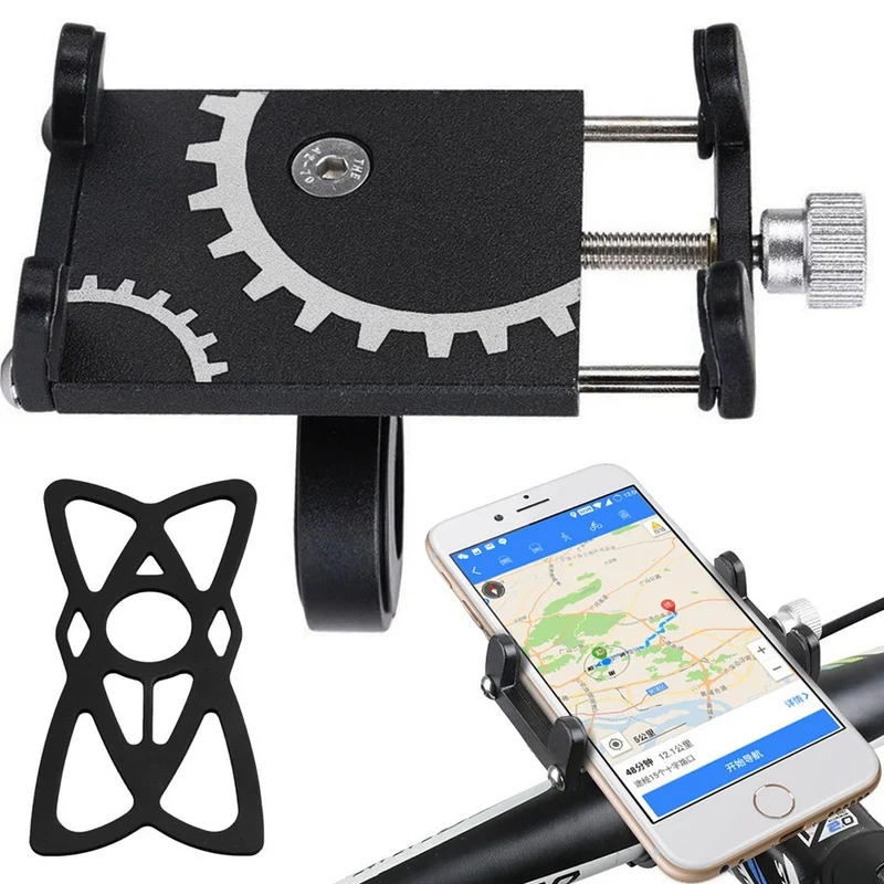 Fahrrad Handyhalter Aluminium Lenkerhalter Motorrad Universal robust