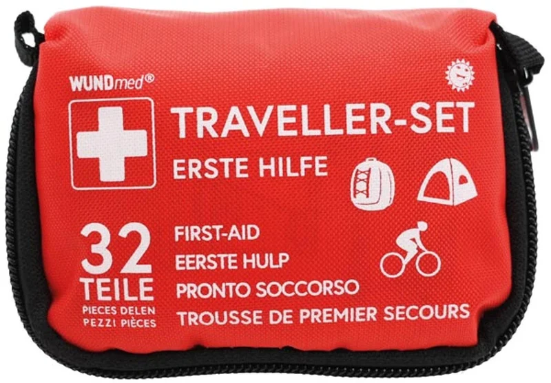 Erste Hilfe Set 32tlg Reise Camping Fahrrad Wandern Kinder kompakt
