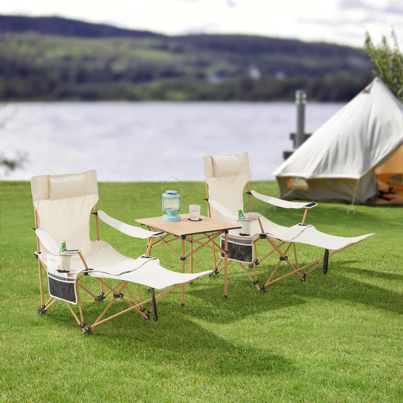 Campingmöbel Set Bellante 3-tlg. Klappbar [casa.pro]