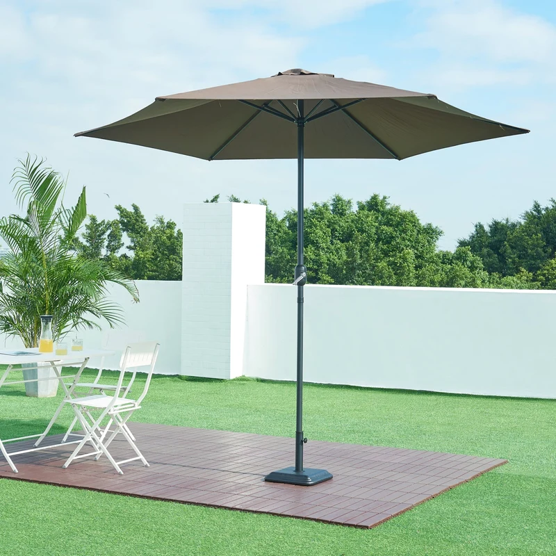 Sonnenschirmständer Biccari Beton Schwarz [casa.pro]