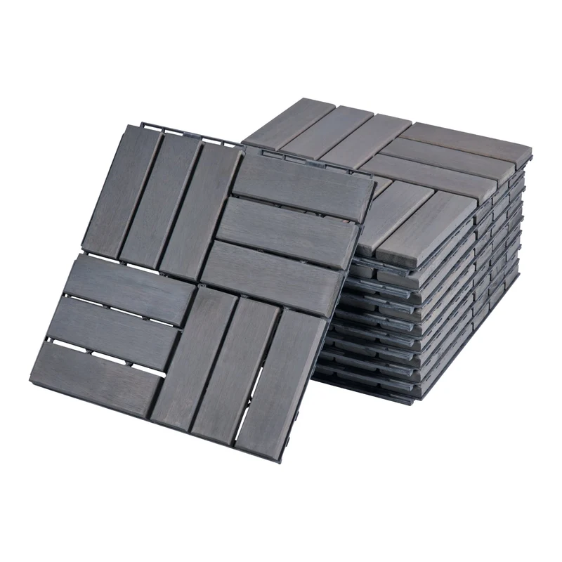Klickfliesen Alliste 10er Set [casa.pro]