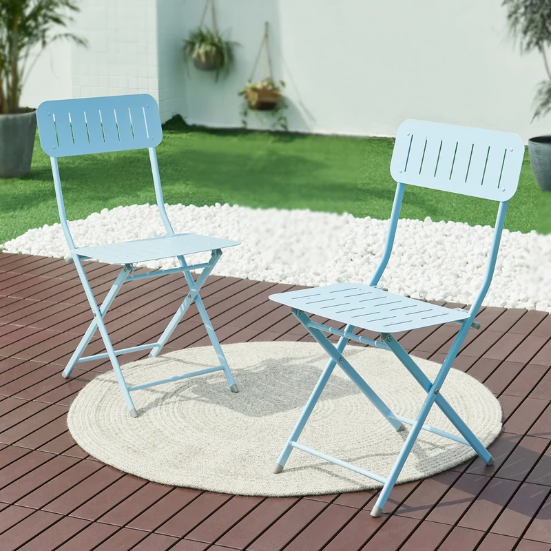Klappstuhl Sande 2er Set Stahl [en.casa]