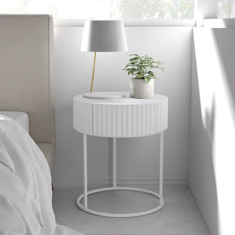 Beistelltisch Rill mit Schublade [en.casa]
