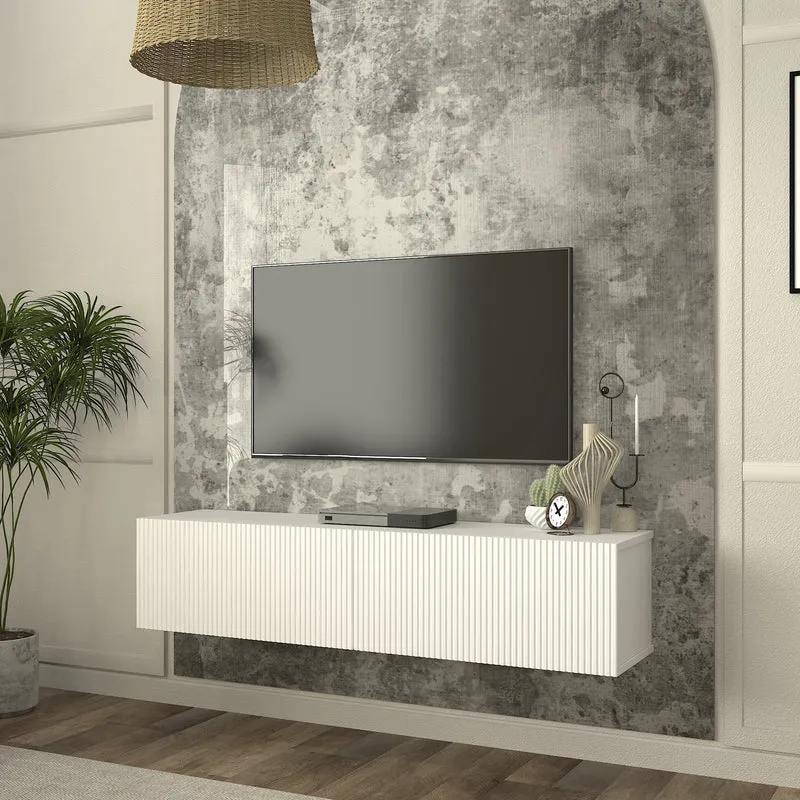TV-Lowboard hängend Verpsboga [en.casa]
