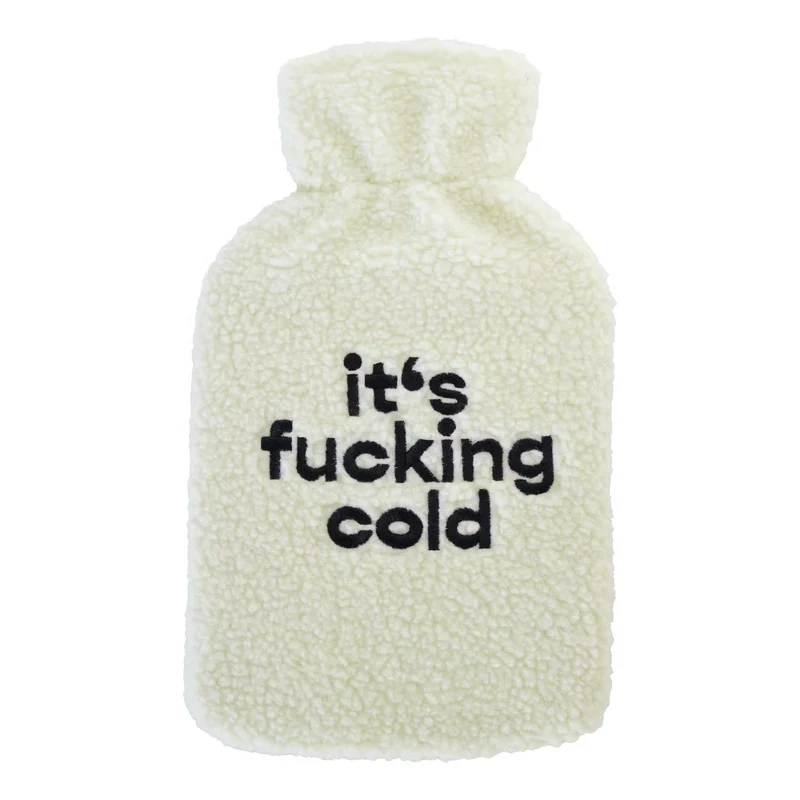 STAY HOME CLUB Wärmflasche it's fucking cold