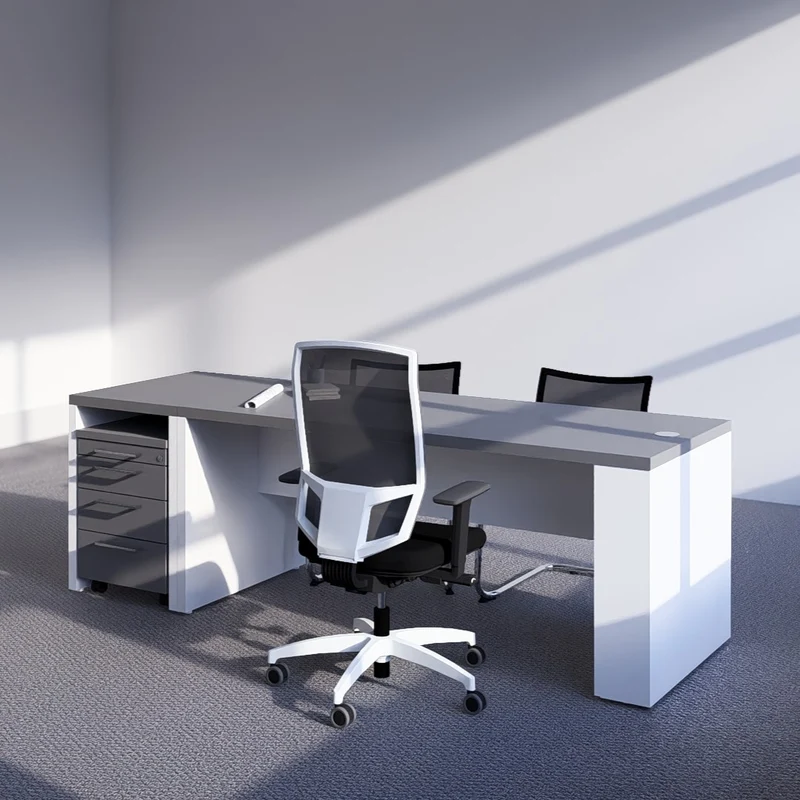 Büro-Set BALANCE – Beratungsplatz mit 2 Besucherstühlen & Rollcontainer