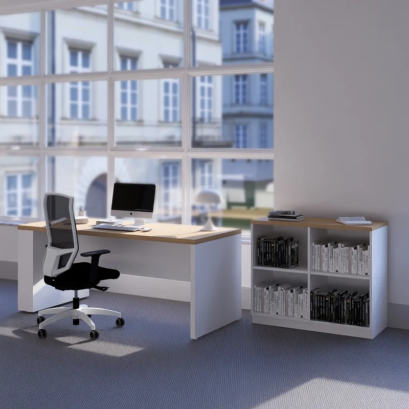 Büromöbel-Set CLASSIC – Komplettset mit Schreibtisch, Stuhl & Schrank