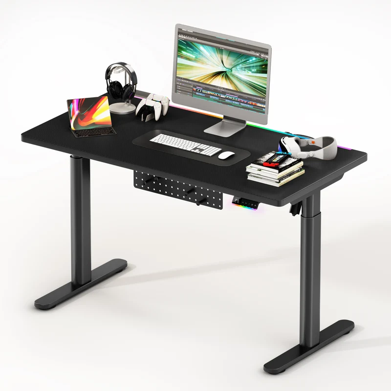 Maidesite Rainbow - Smart höhenverstellbarer Tisch mit RGB-Lichtleiste