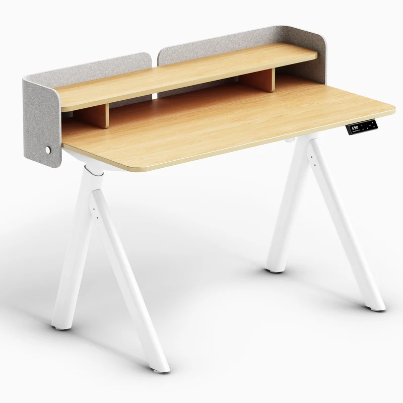 Maidesite ArborLift Elektrisch Höhenverstellbarer Schreibtisch, 120x60 / 140x70 cm, mit USB-C Anschluss