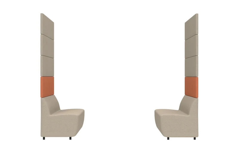 Zweier-Sofa"Highback" für Space-Line L2