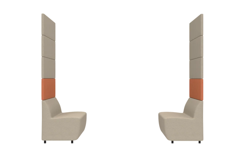 Zweier-Sofa "Highback" für Space-Line L1