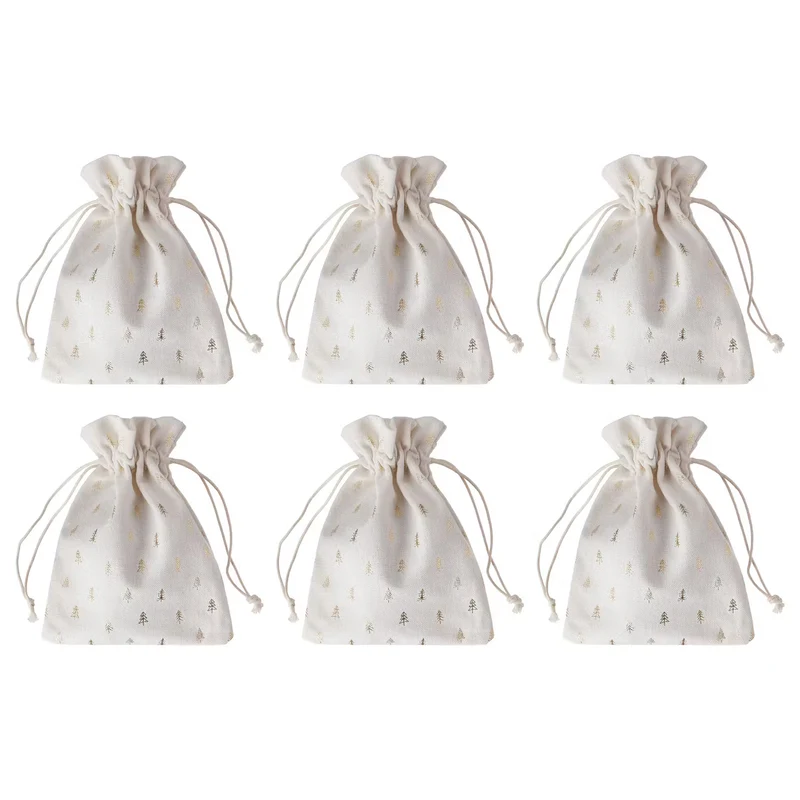 PACK-A-BAG Geschenke-Säckchen Tanne 6er-Set