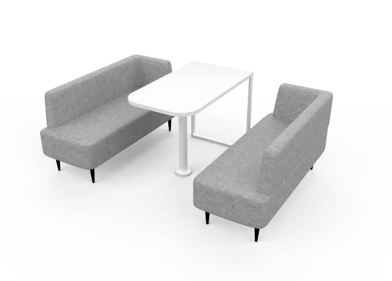 L-Sofa & Tisch für Classic L1 Meetingbox