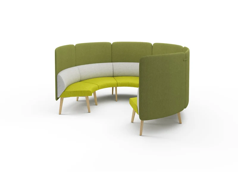 CLOUD Highback Sofa Lounge Circle L3 für 6 Personen