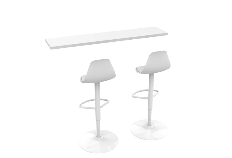 Tisch & 2x Bar Chair für Classic-Line M1 & M2