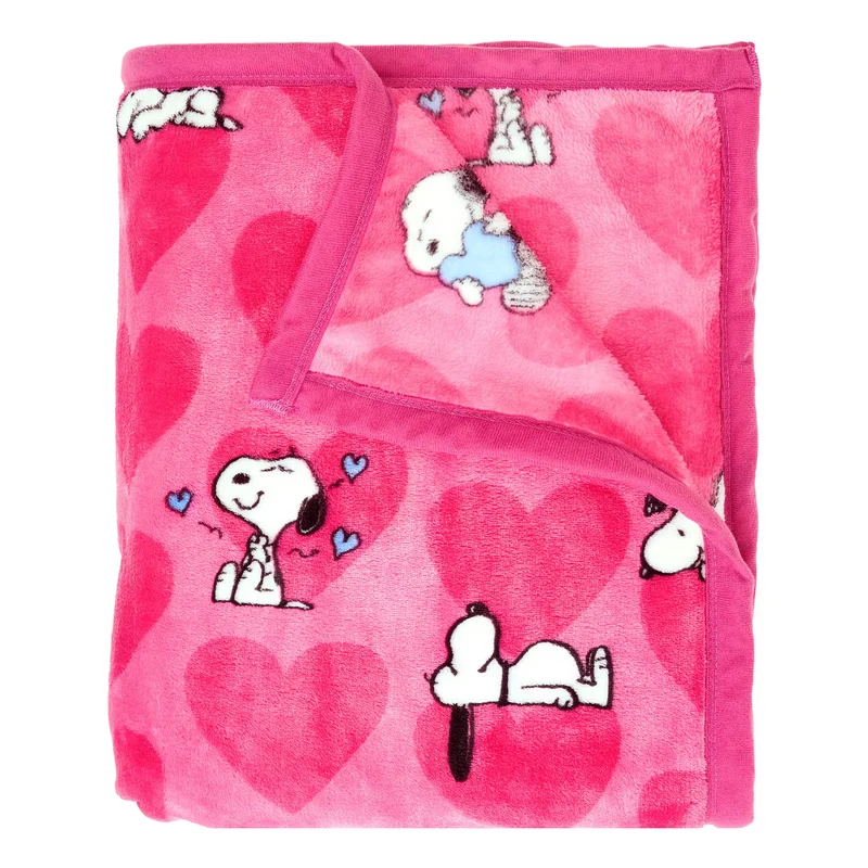 PEANUTS Fleecedecke Amore