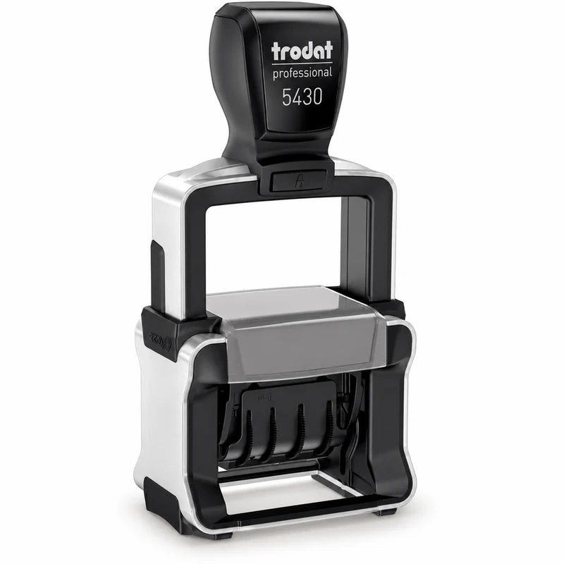 trodat Professional 5430/L Datumsstempel blau/rot