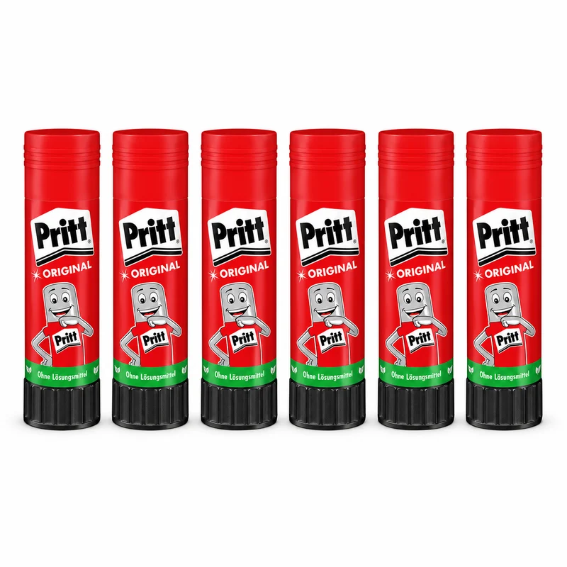 Pritt Klebestift transparent auswaschbar Multipack VE=6 Stück