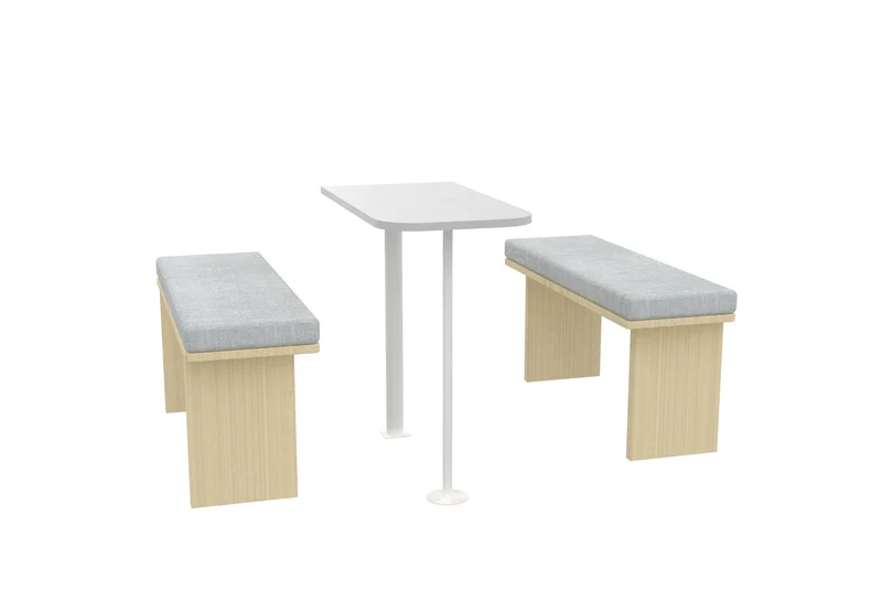 Tisch & 2x Bank für Classic-Line M3