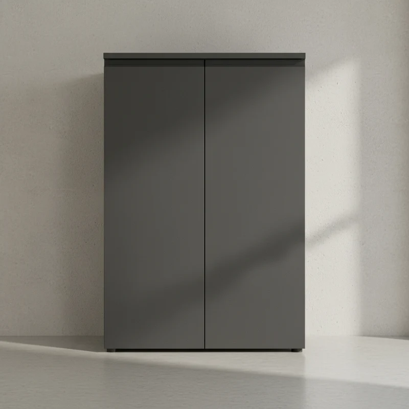 Aktenschrank 81x120 cm | 3 Ordnerhöhen & Soft-Close | Büro & Home Office