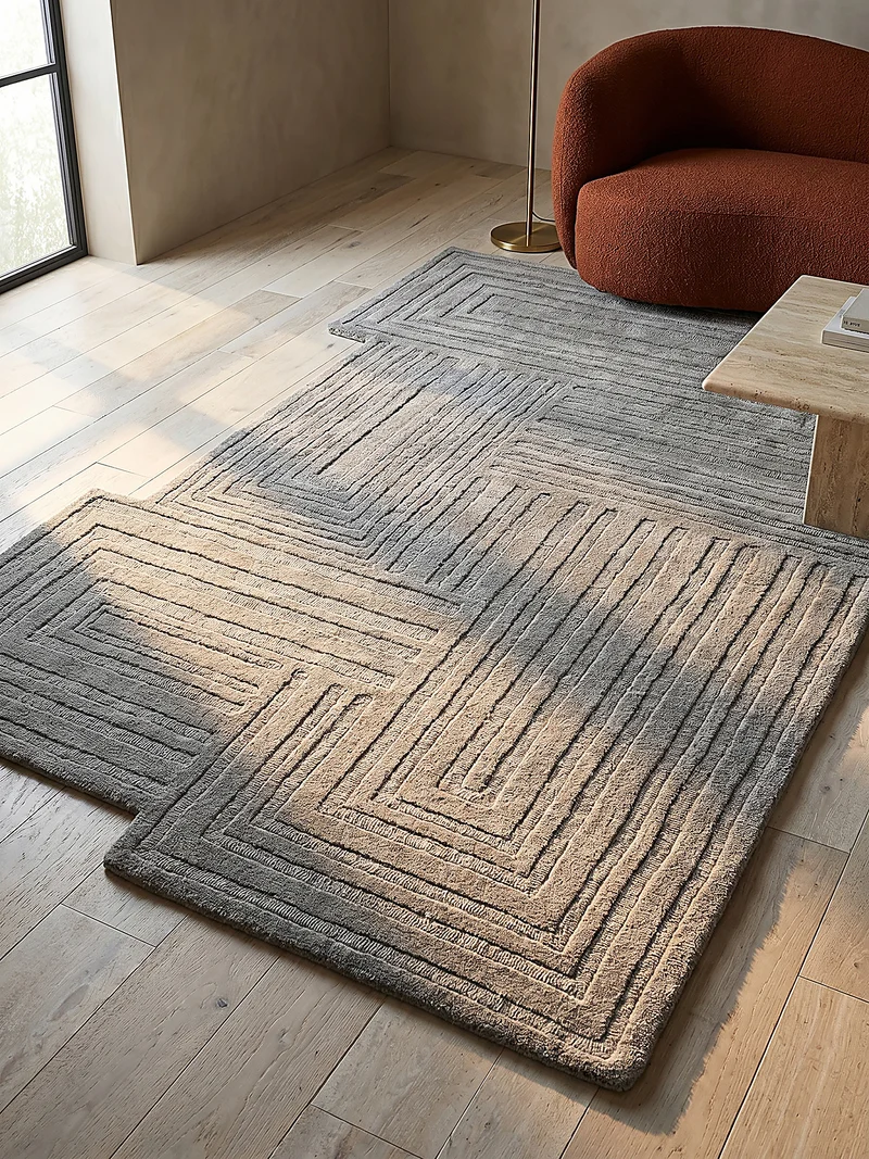 Wollteppich Zen Shaped Geometrisch, Wohnzimmer