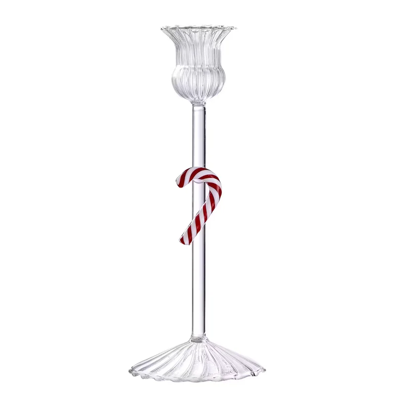 MERRY & BRIGHT Kerzenhalter für Stabkerze Candy Cane
