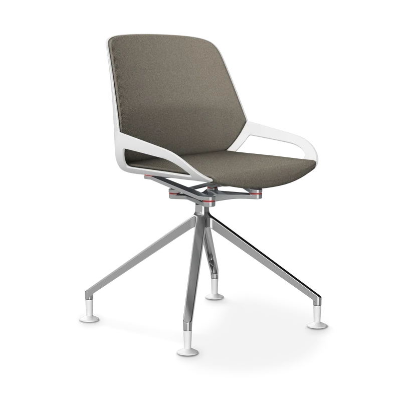 Aeris Numo Comfort Fußkreuz Gleiter Sitzbezug beige meliert