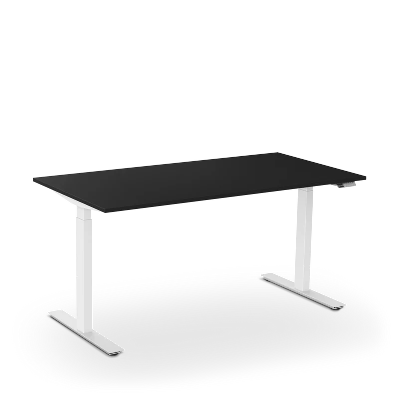 Aeris Active Desk, schwarz, 160x80 cm