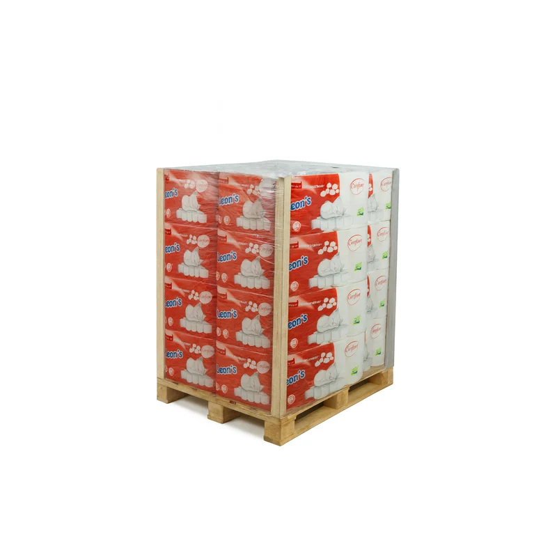 Palette LEON`S Comfort Toilettenpapier 3-lagig (2112 Rollen / 250 Blatt pro Rolle) - Pro Rolle 0,38 € / Pro 50 Blatt 0,075 €