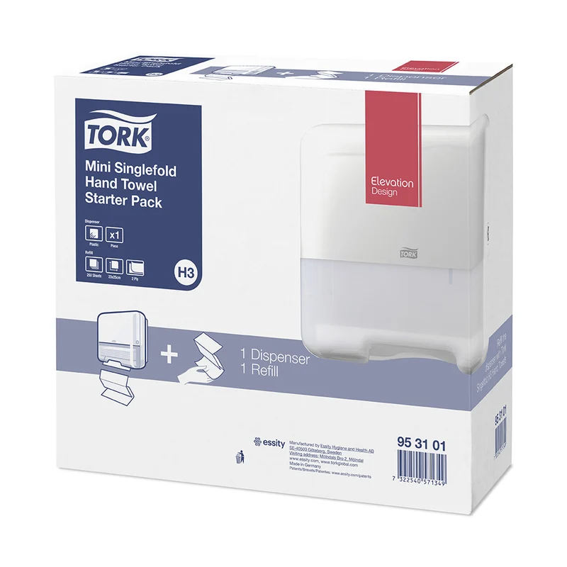 TORK Papierhandtuchspender-Set Classic Box Mini